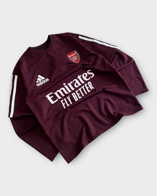Arsenal Long Sleeve Training T-Shirt - Wine