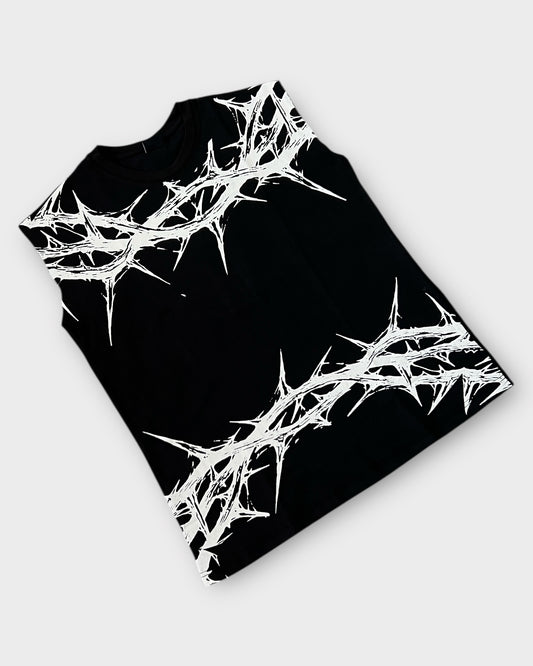 Dark Art Boxy Oversized Tank Top