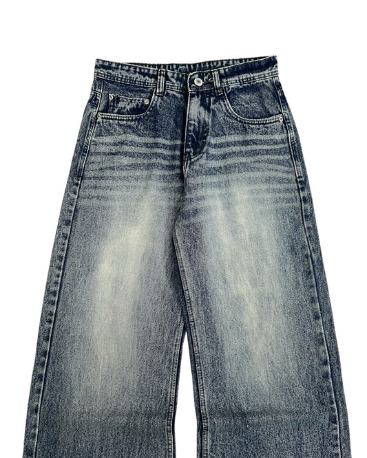 Vintage Wash Wide Fit Denim