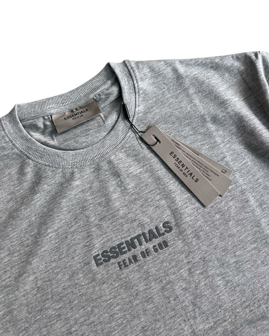 Essentials Logo T-Shirt - Heather Grey