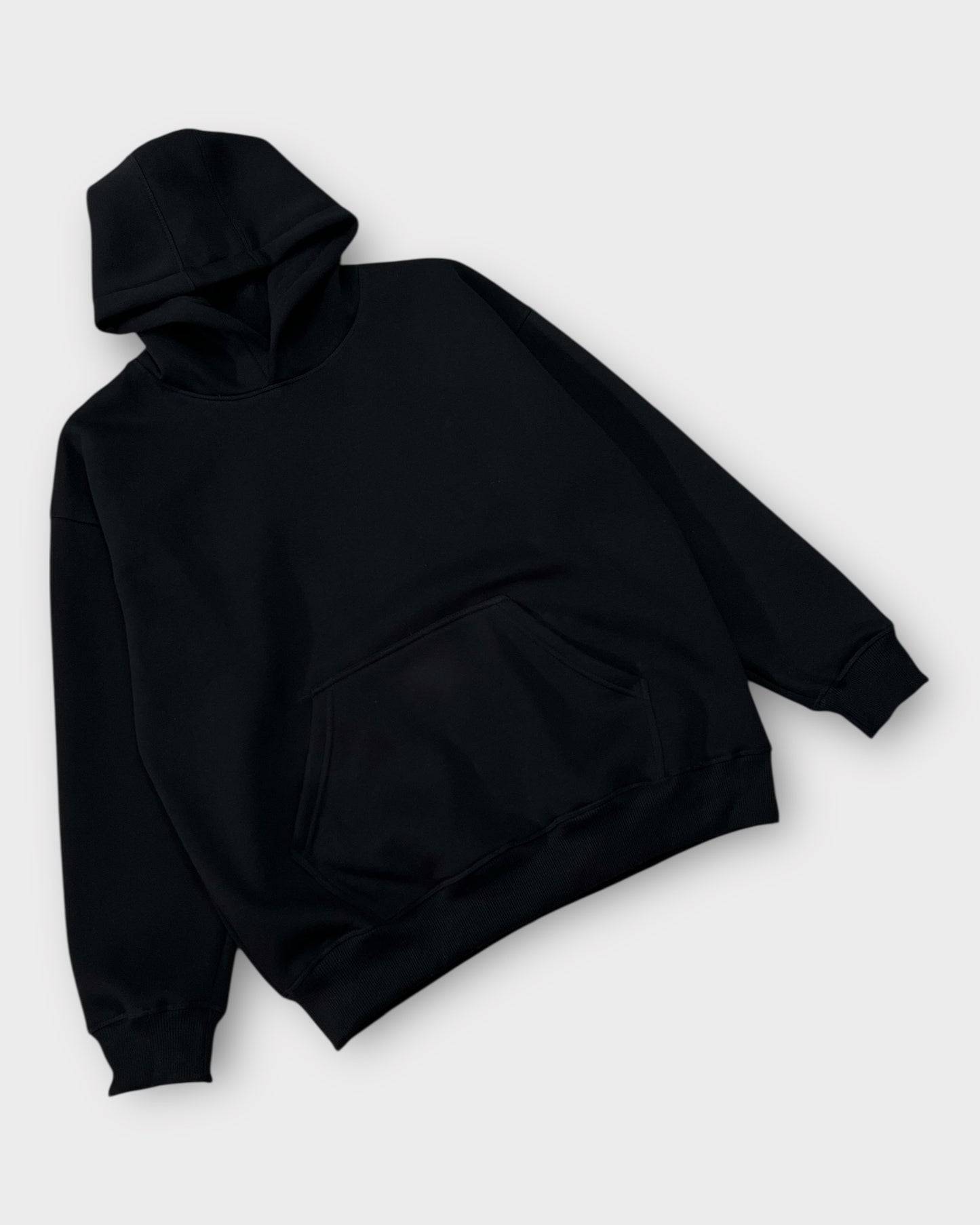 360 GSM "Black" Oversized Hoodie