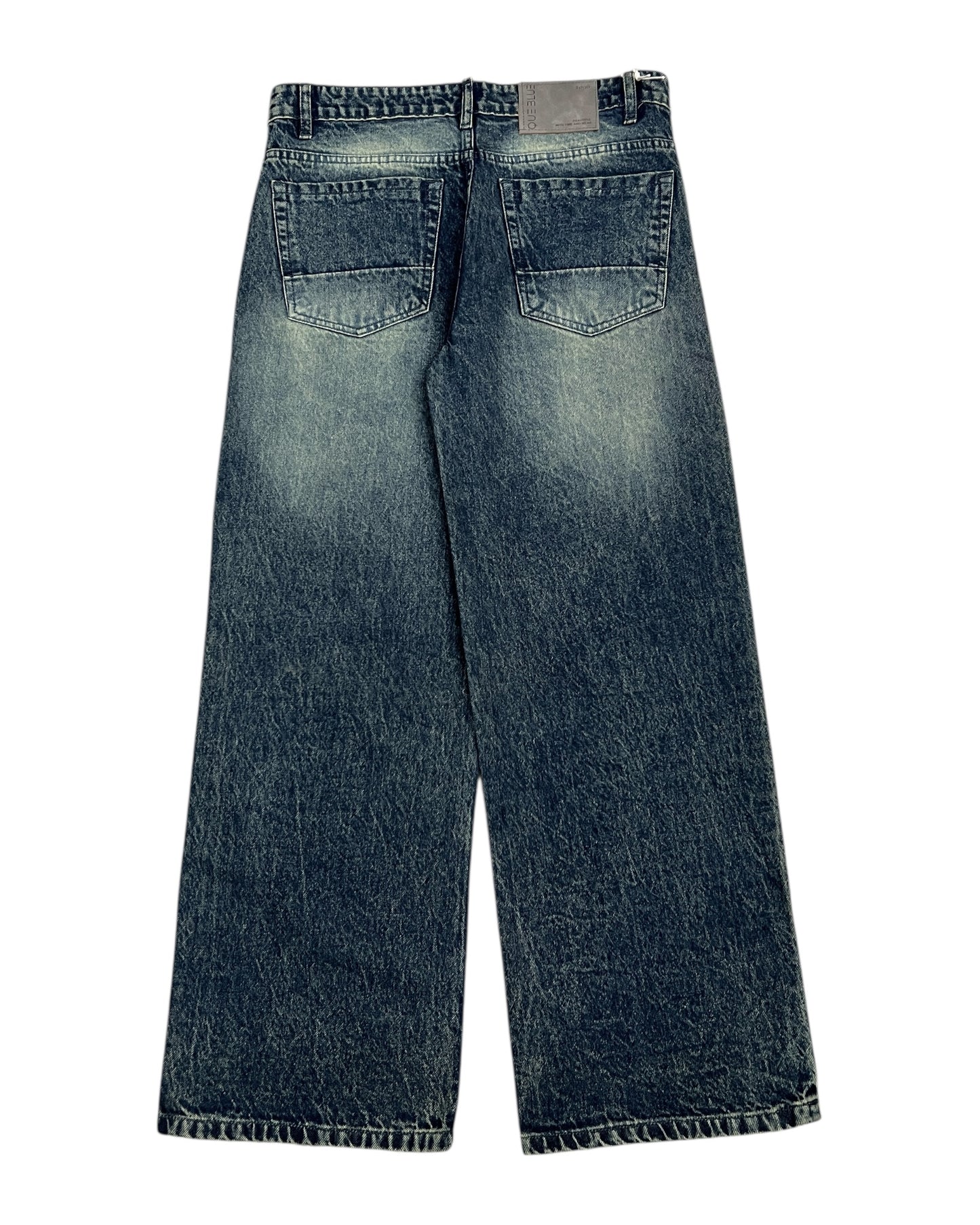 Smoky Vintage Wash Wide Fit Denim
