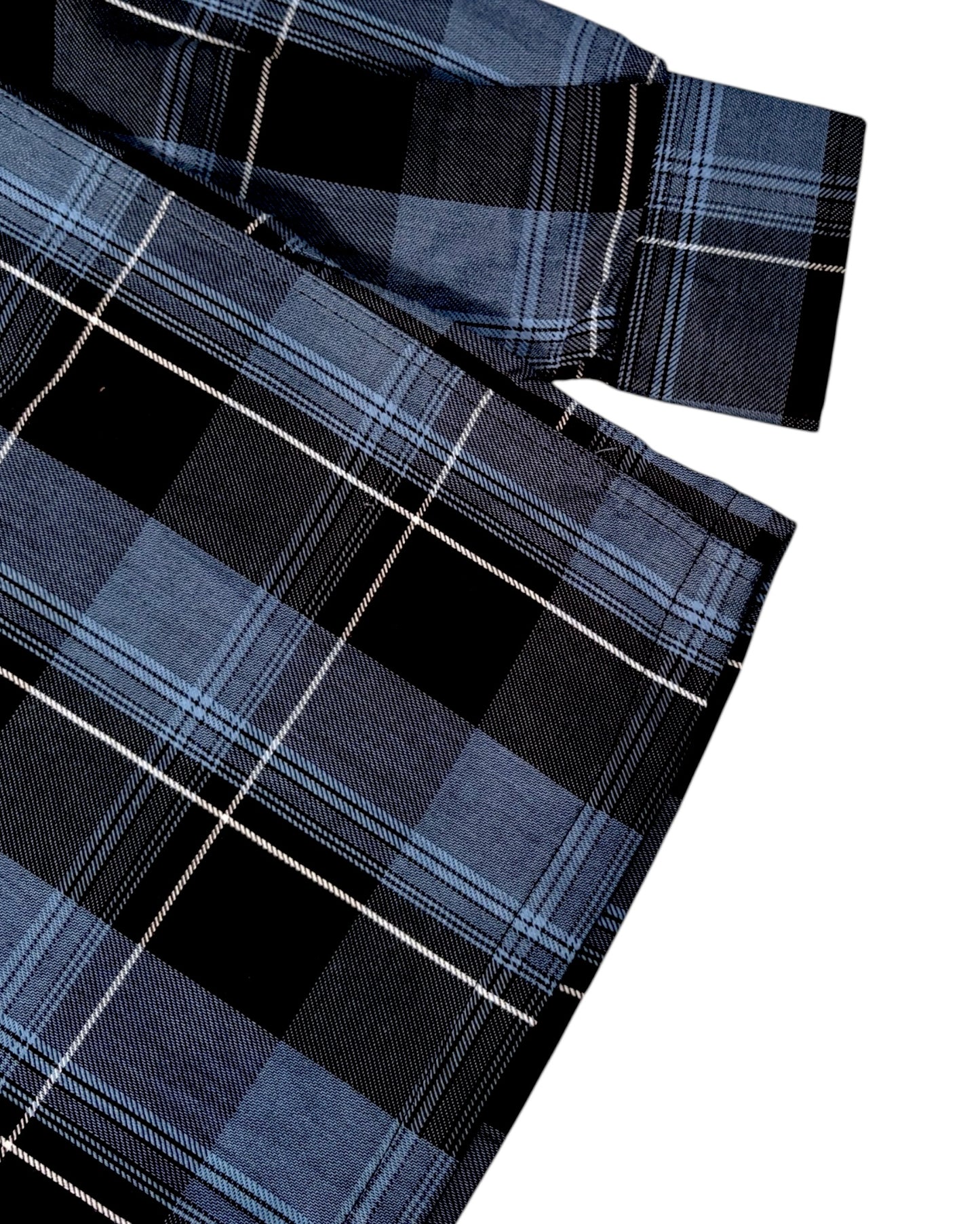 Blue Savage Base Boxy Check Shirt