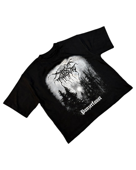 Boxy Fit Half Sleeve T-shirt - Darkthrone Panzerfaust