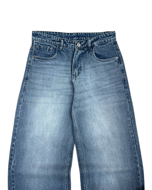 Light Blue Wash Wide Fit Denim