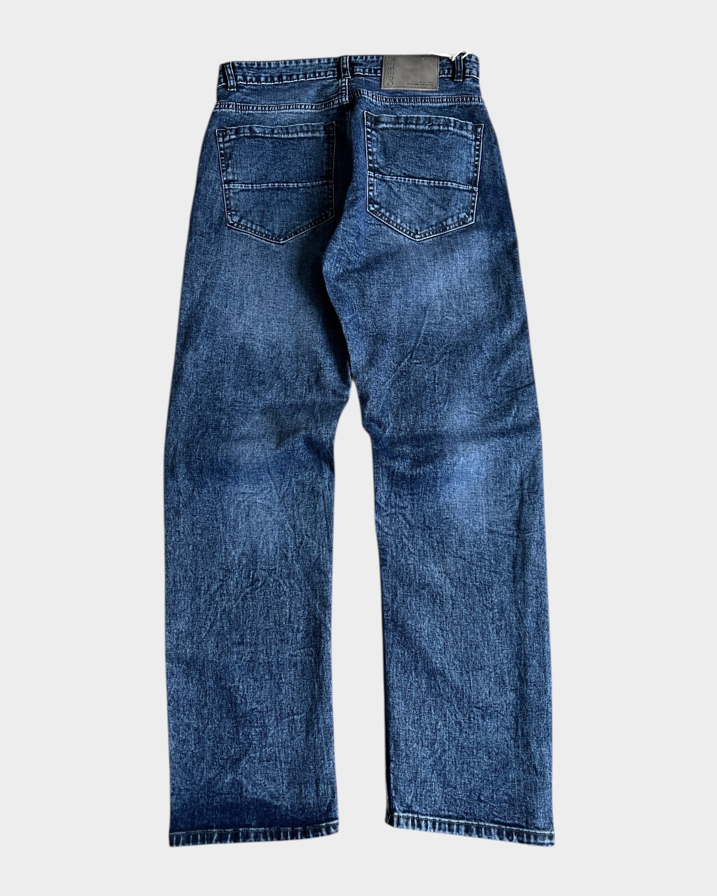 Classic Mid Blue Straight Stretch Denim