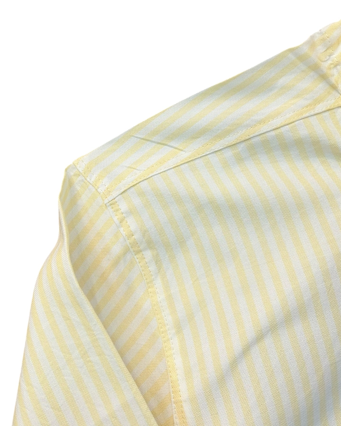 Striped Pure Cotton Shirt - Yellow