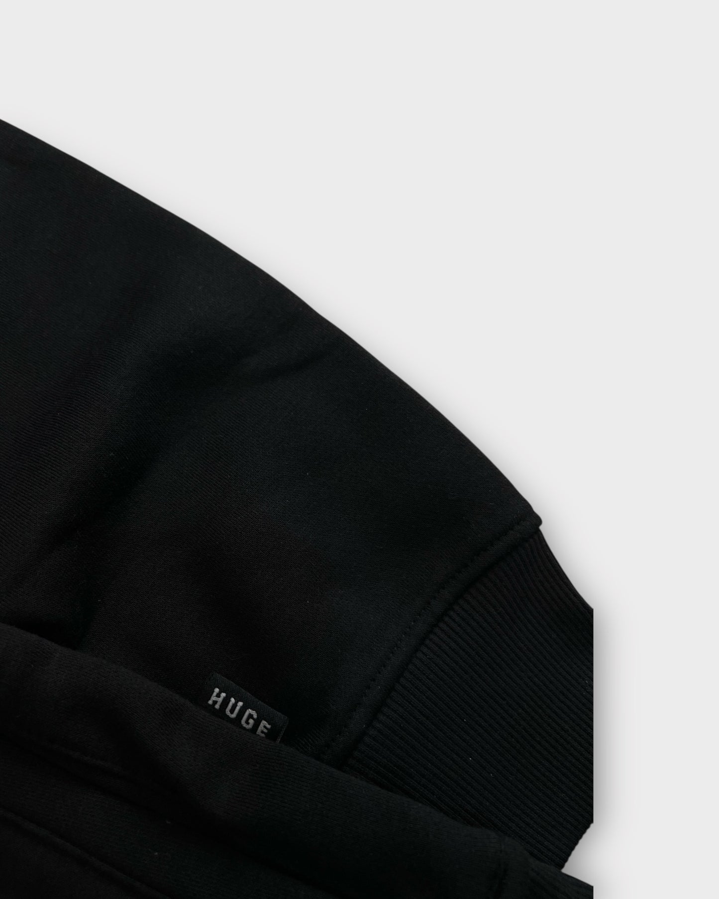 Regular Fit 310 GSM Cozy Hoodie - Black