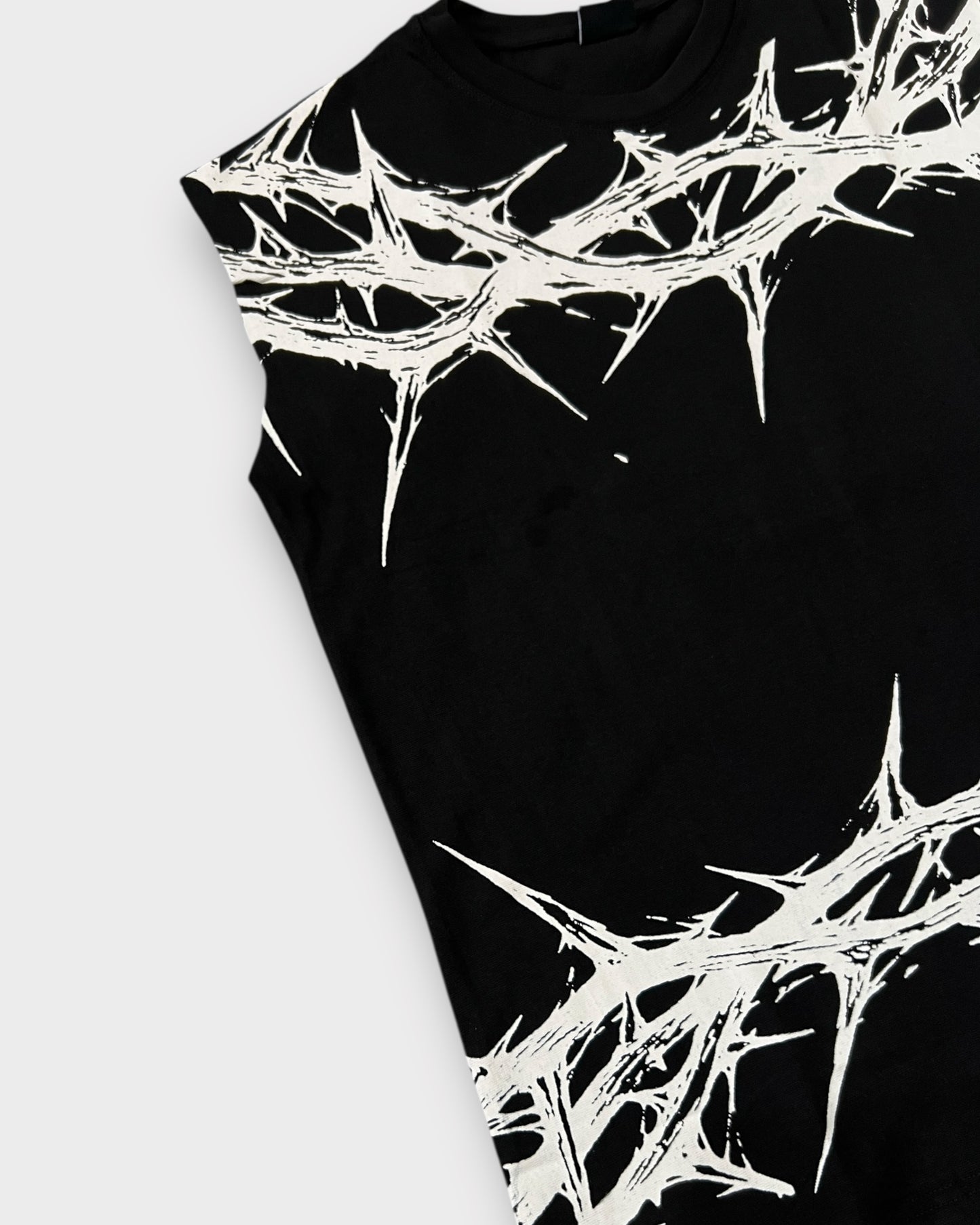 Dark Art Boxy Oversized Tank Top