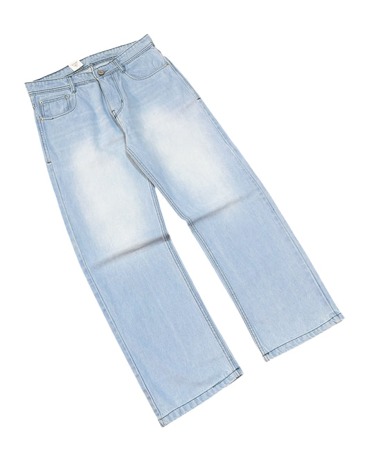 Ice Blue Straight Fit Jeans