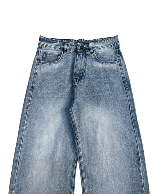 Ice Blue Wide Fit Denim