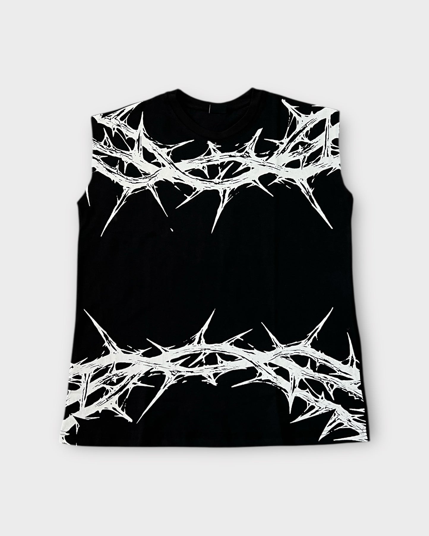 Dark Art Boxy Oversized Tank Top