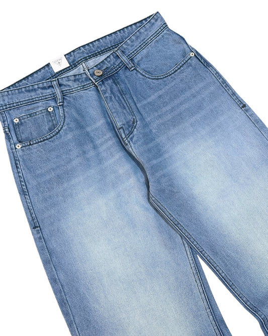 Light Blue Straight Fit Jeans