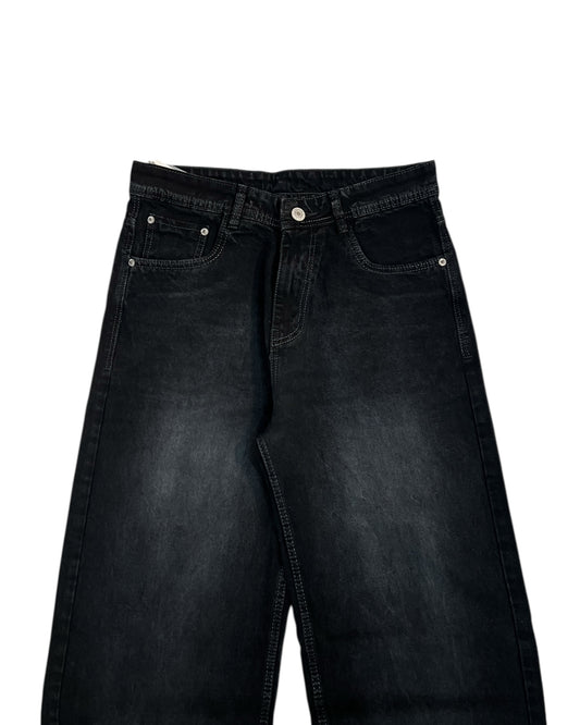 Nior Dark Wash Wide Fit Denim