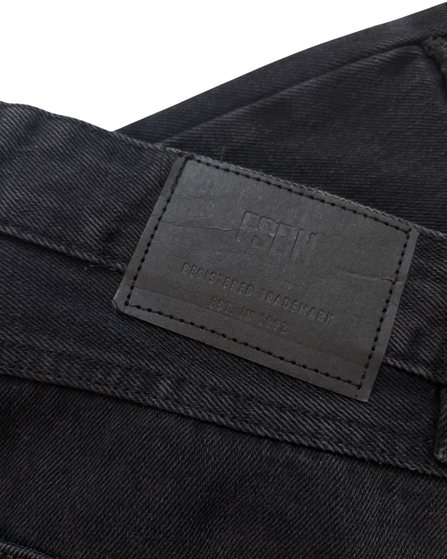 Original Star Frayed Baggy Jeans - Black