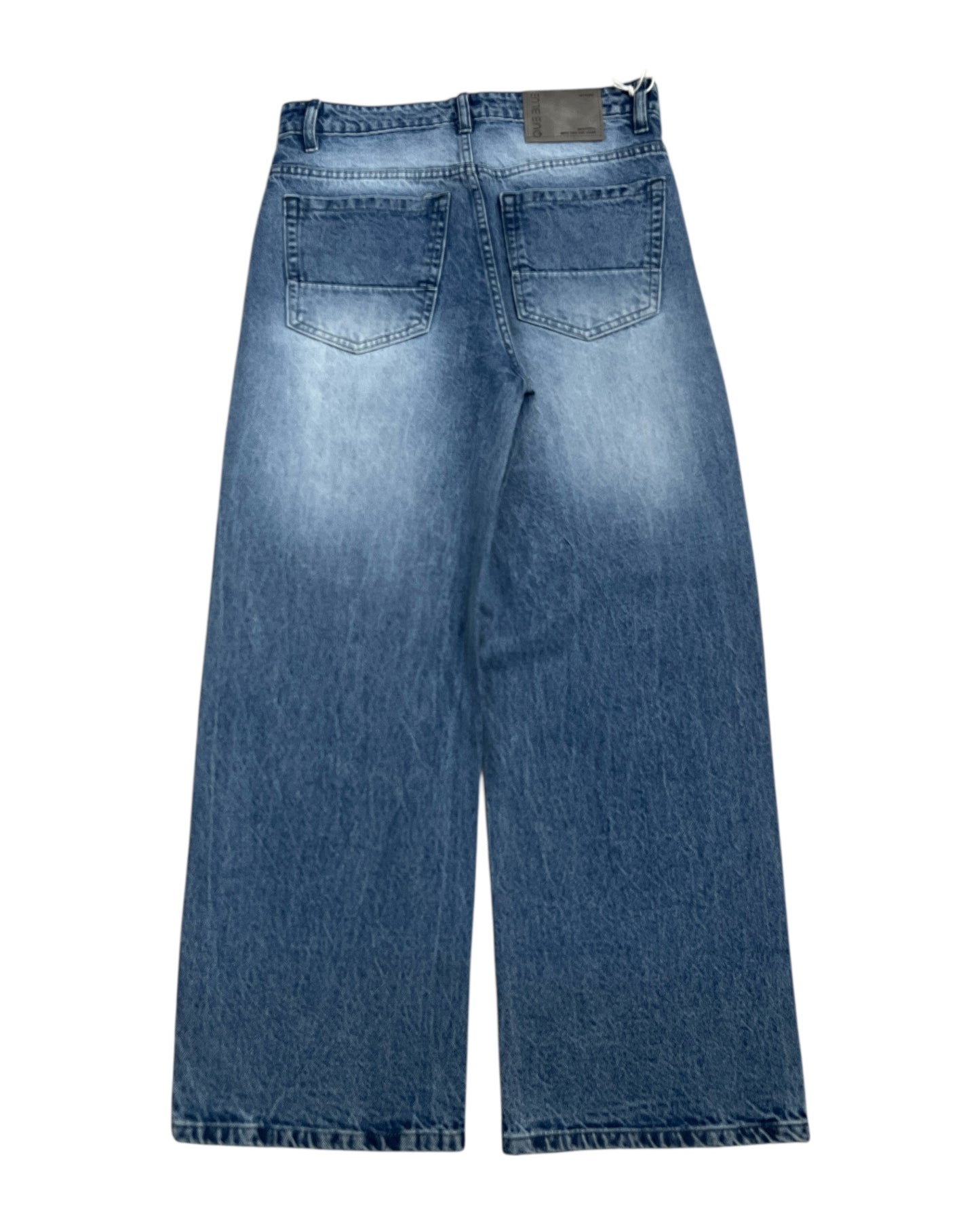 Light Blue Wash Wide Fit Denim