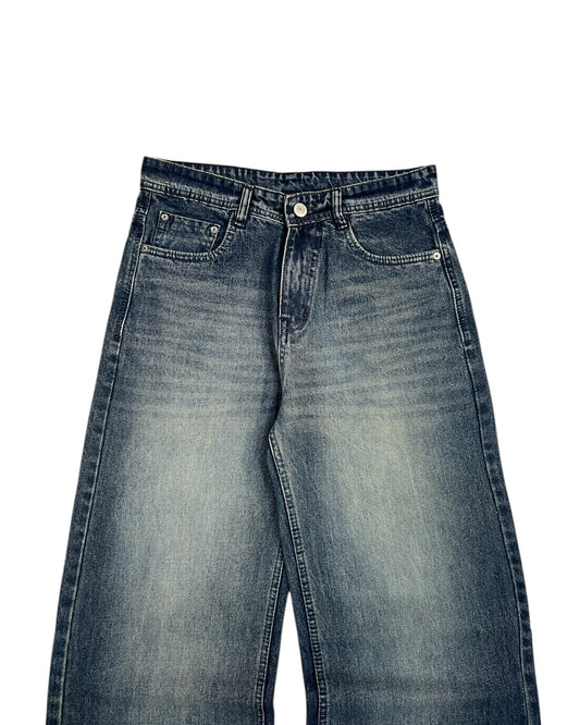 Blue Vintage Fade Wide Fit Denim
