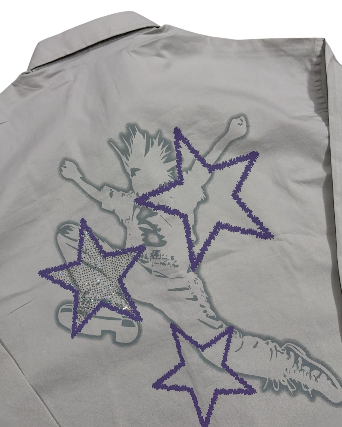 Saint Heavy Loose Baggy Shirt - Off-White