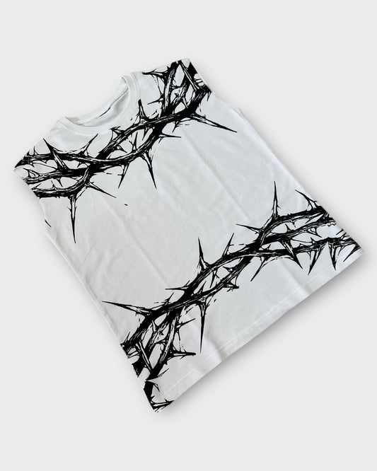 Dark Art Boxy Oversized Tank Top