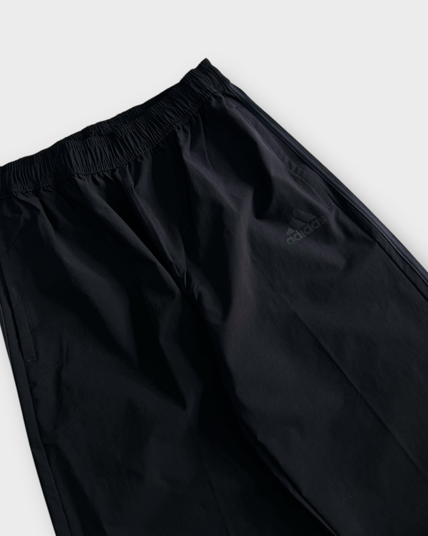 Baggy 3 Stripes Track Pant - Black/Grey