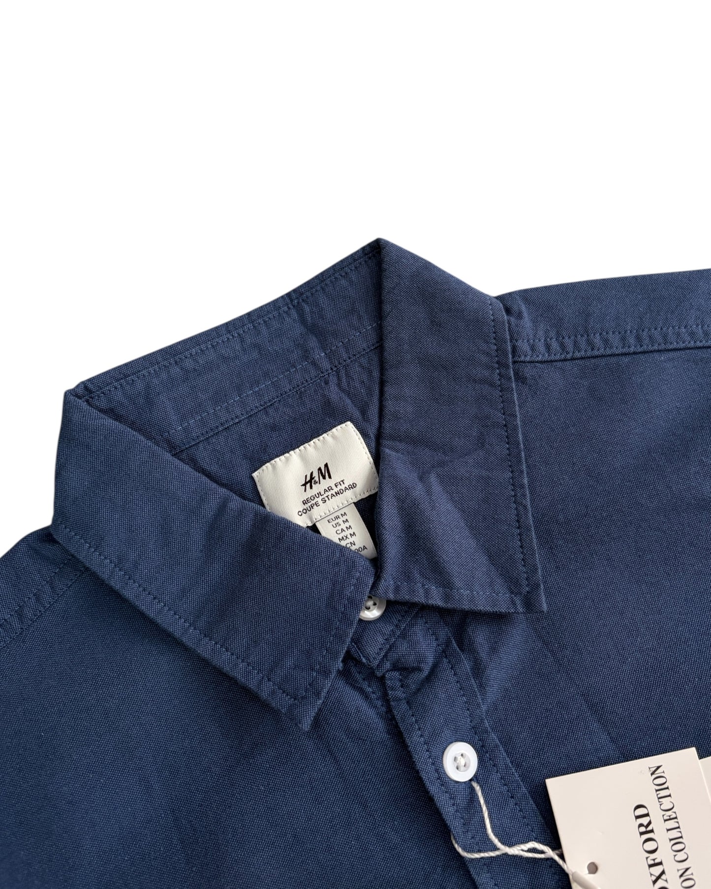 Oxford Regular Fit Shirt - Muted Navy Blue