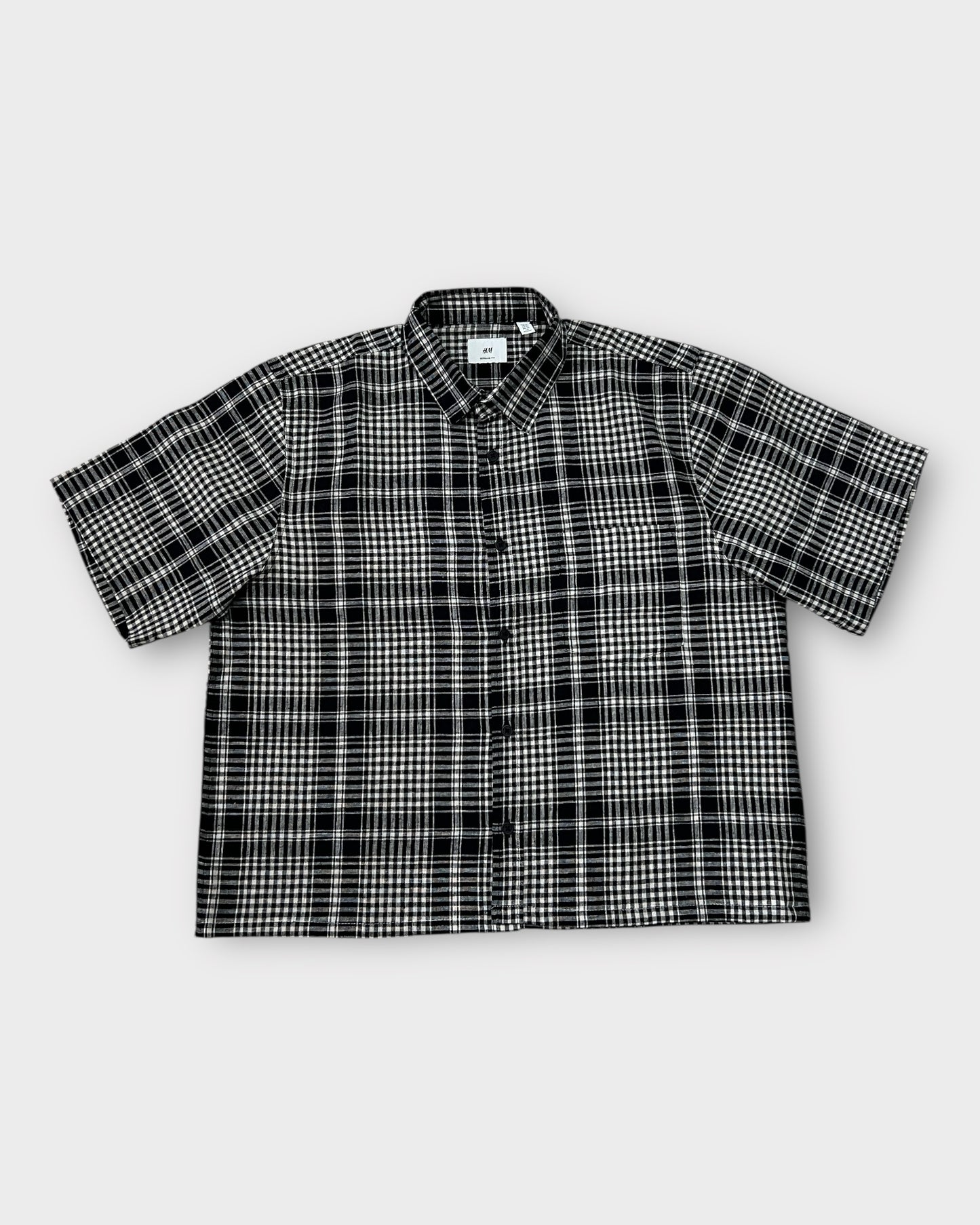 Microcheck Boxy Shirt