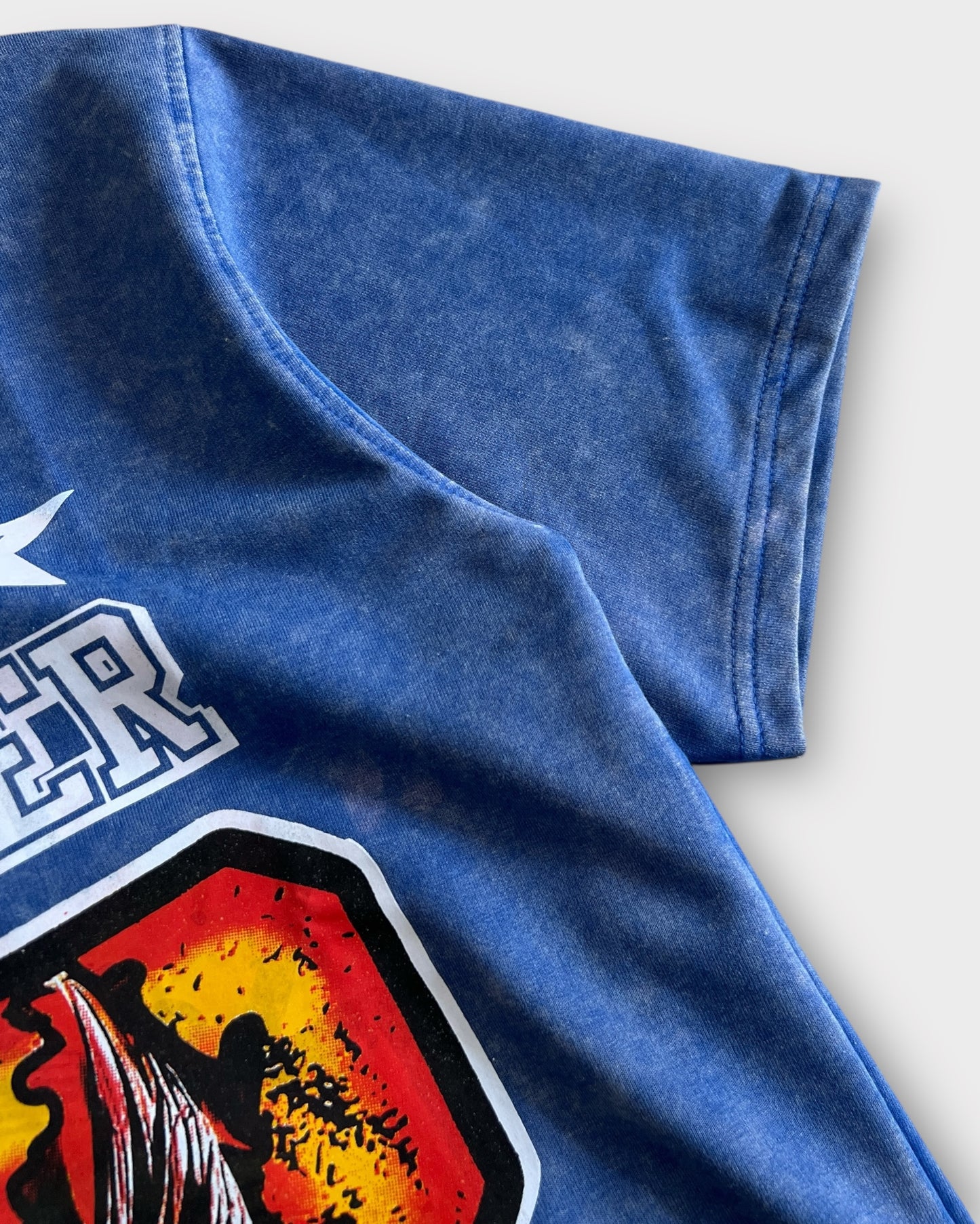 Washed Graphic Heavyweight T-shirt - Vintage Blue