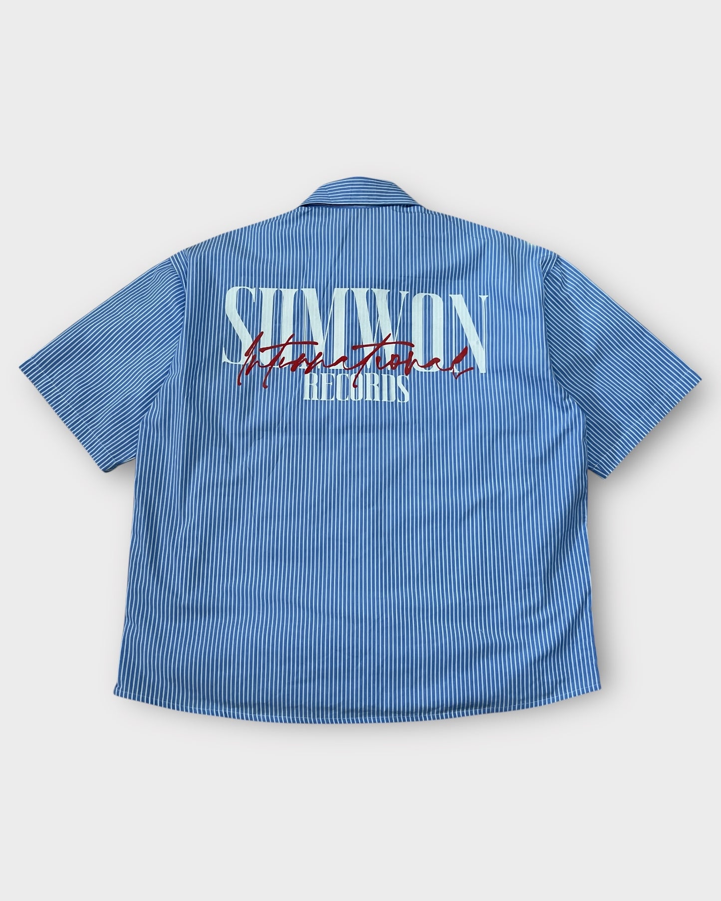 Blue Striped Street Boxy Cut Shirt