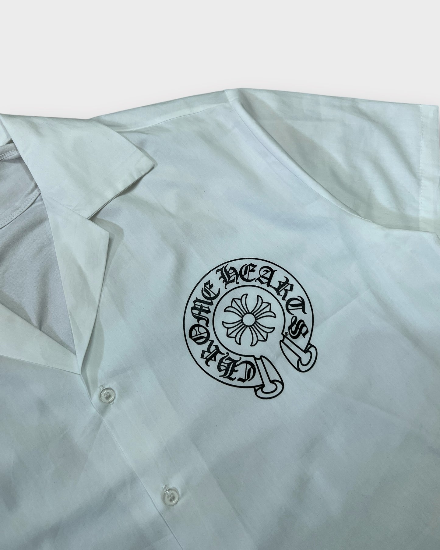 White Chrome Street Boxy Cut Shirt