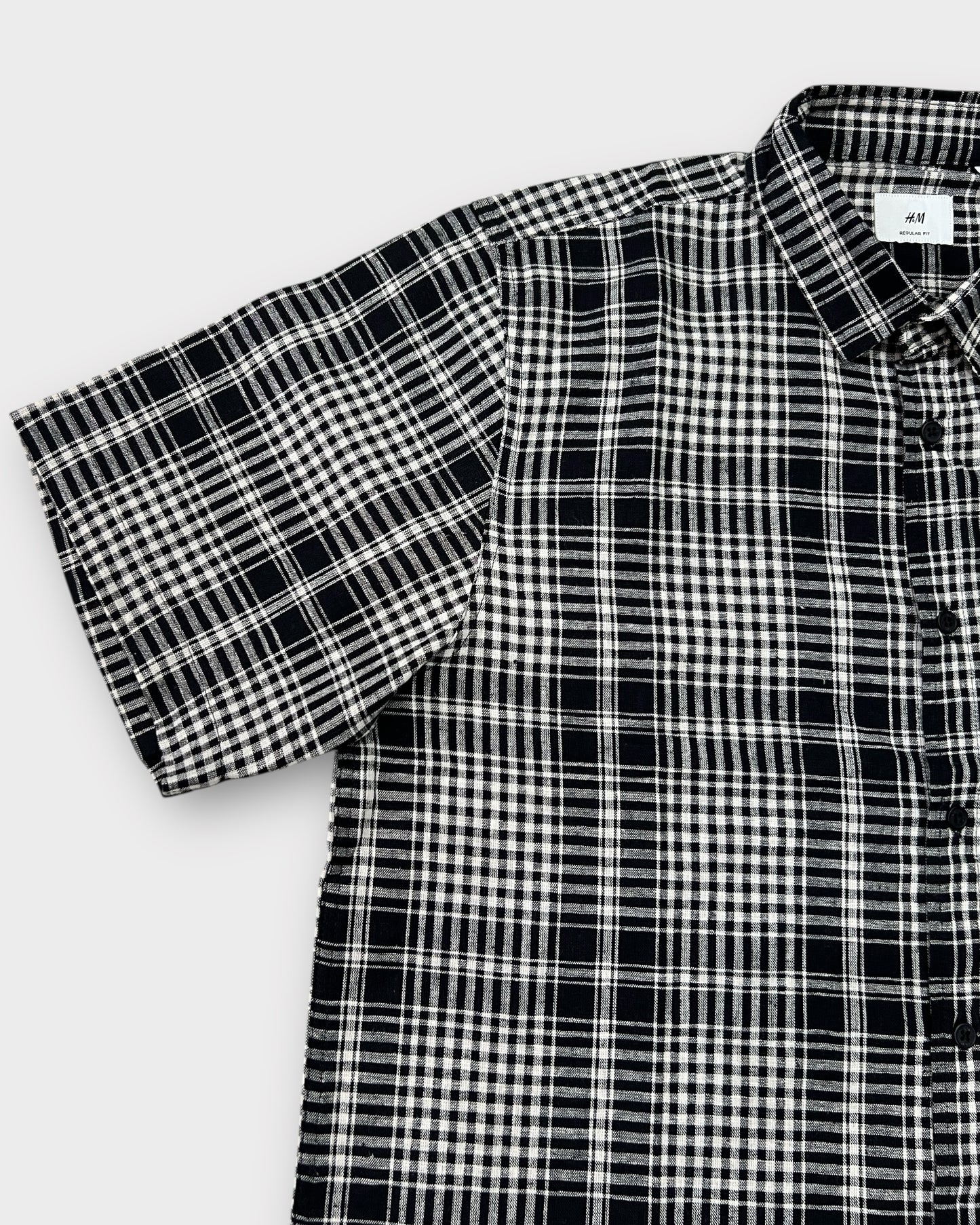 Microcheck Boxy Shirt