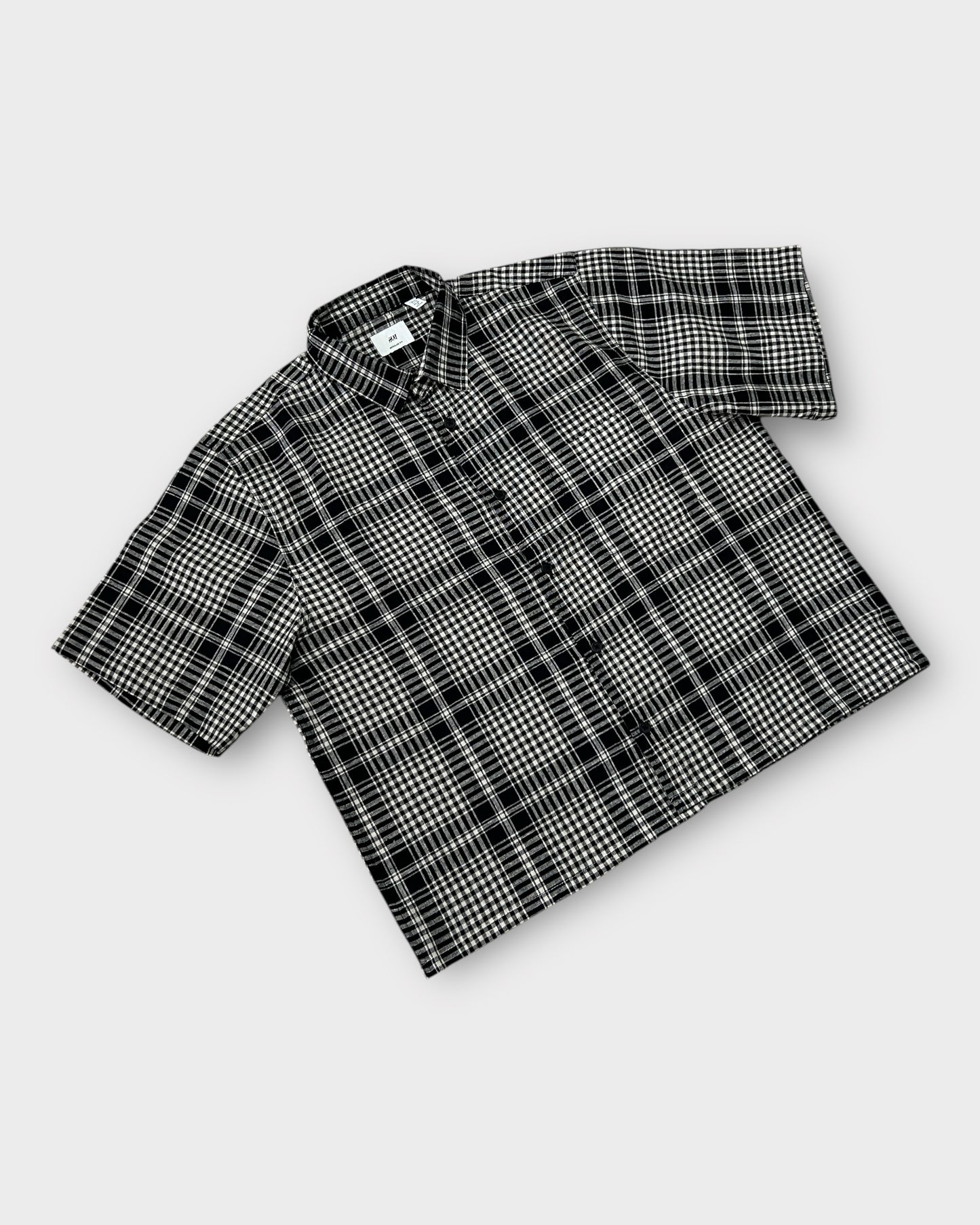 Microcheck Boxy Shirt