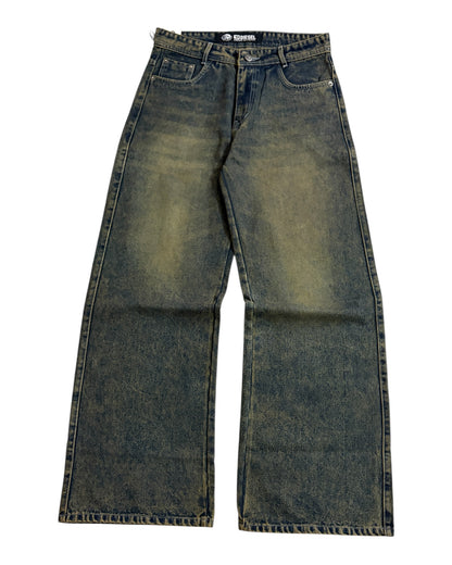 *Latest Release* Super Wide Fit Dirty Wash Jeans
