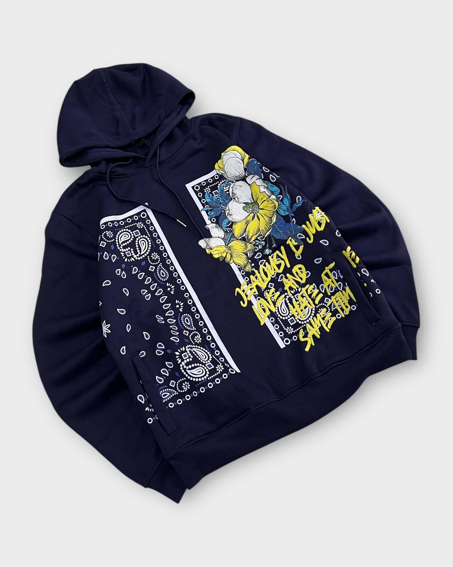 Regular Fit 310 GSM Cozy Hoodie - Navy Blue