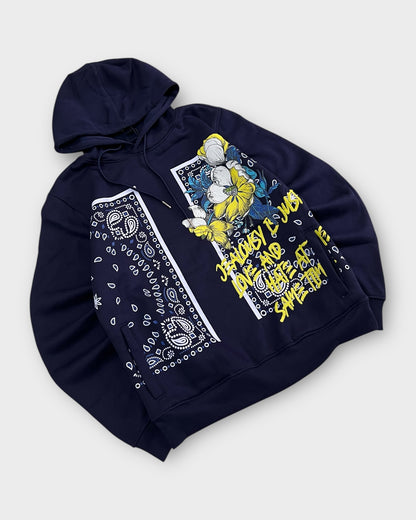 Regular Fit 310 GSM Cozy Hoodie - Navy Blue