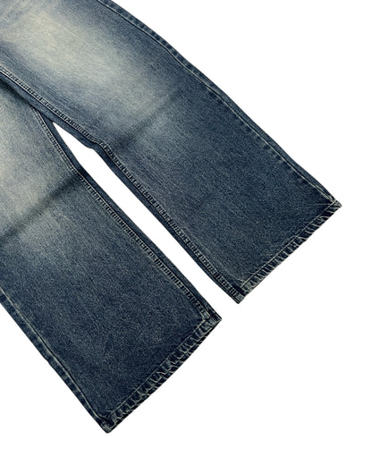 Blue Vintage Fade Wide Fit Denim