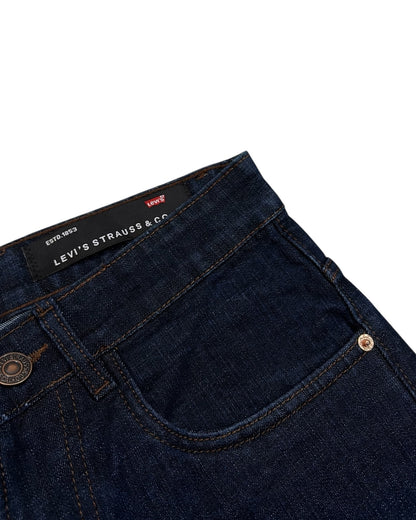 Raw Wash Straight Fit Jeans - Denim Blue