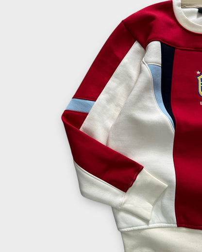 Team Brazil Panel Crewneck "400+ GSM" - Red/White