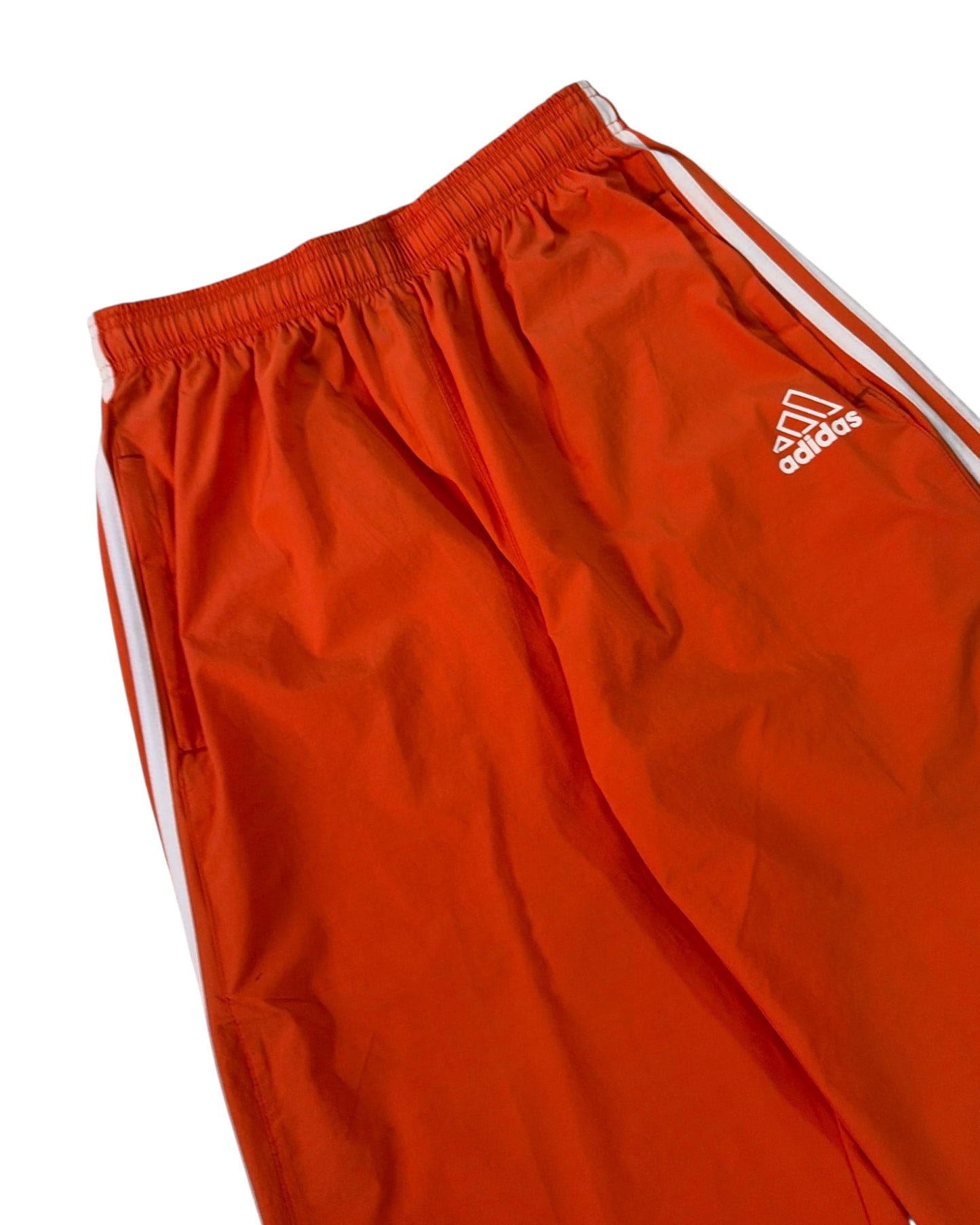 Relaxed Baggy Stripes Track Pant - Orange White