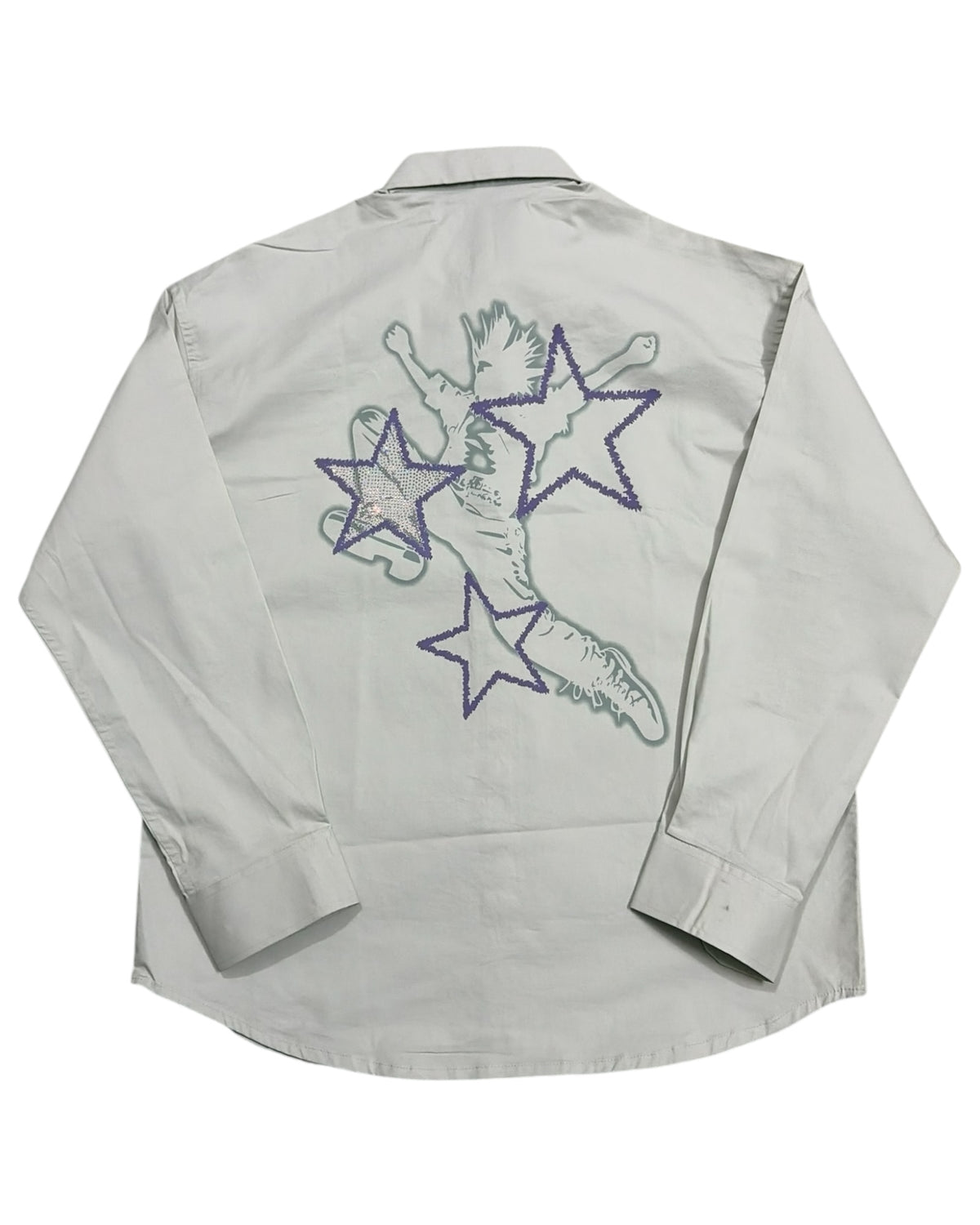Saint Heavy Loose Baggy Shirt - Off-White