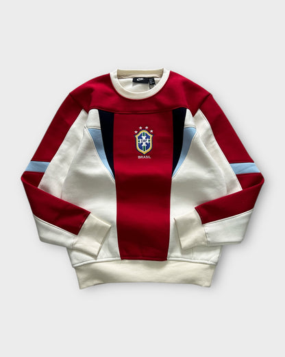 Team Brazil Panel Crewneck "400+ GSM" - Red/White