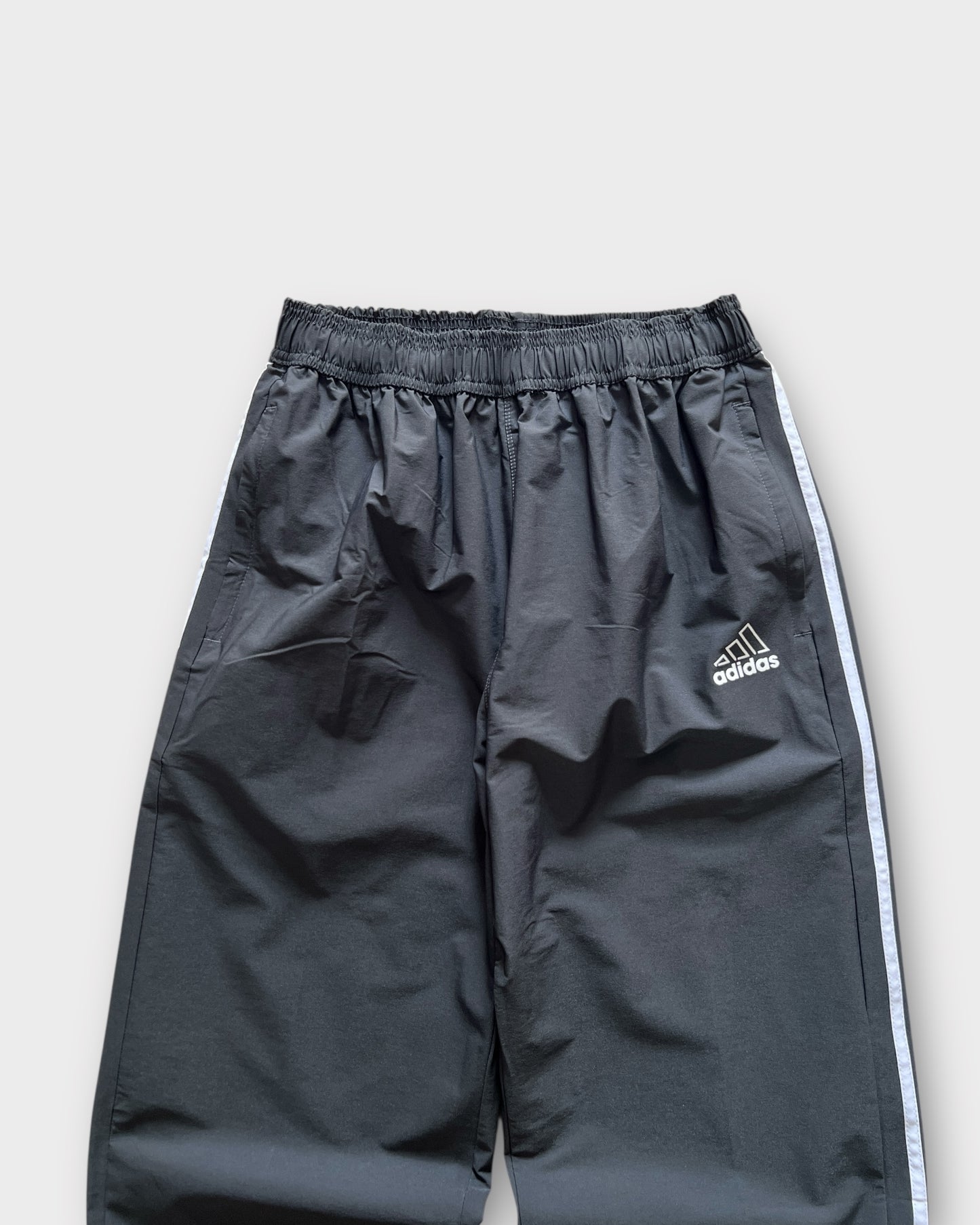 Baggy 3 Stripes Track Pant - Grey/White