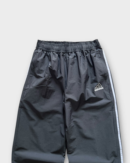 Baggy 3 Stripes Track Pant - Grey/White