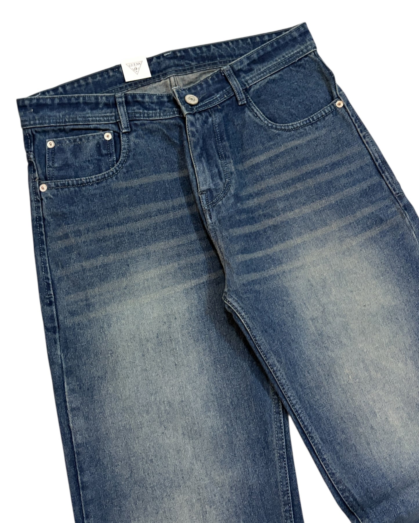 Dark Vintage Blue Straight Fit Jeans