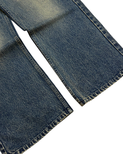 Smoky Vintage Wash Wide Fit Jeans