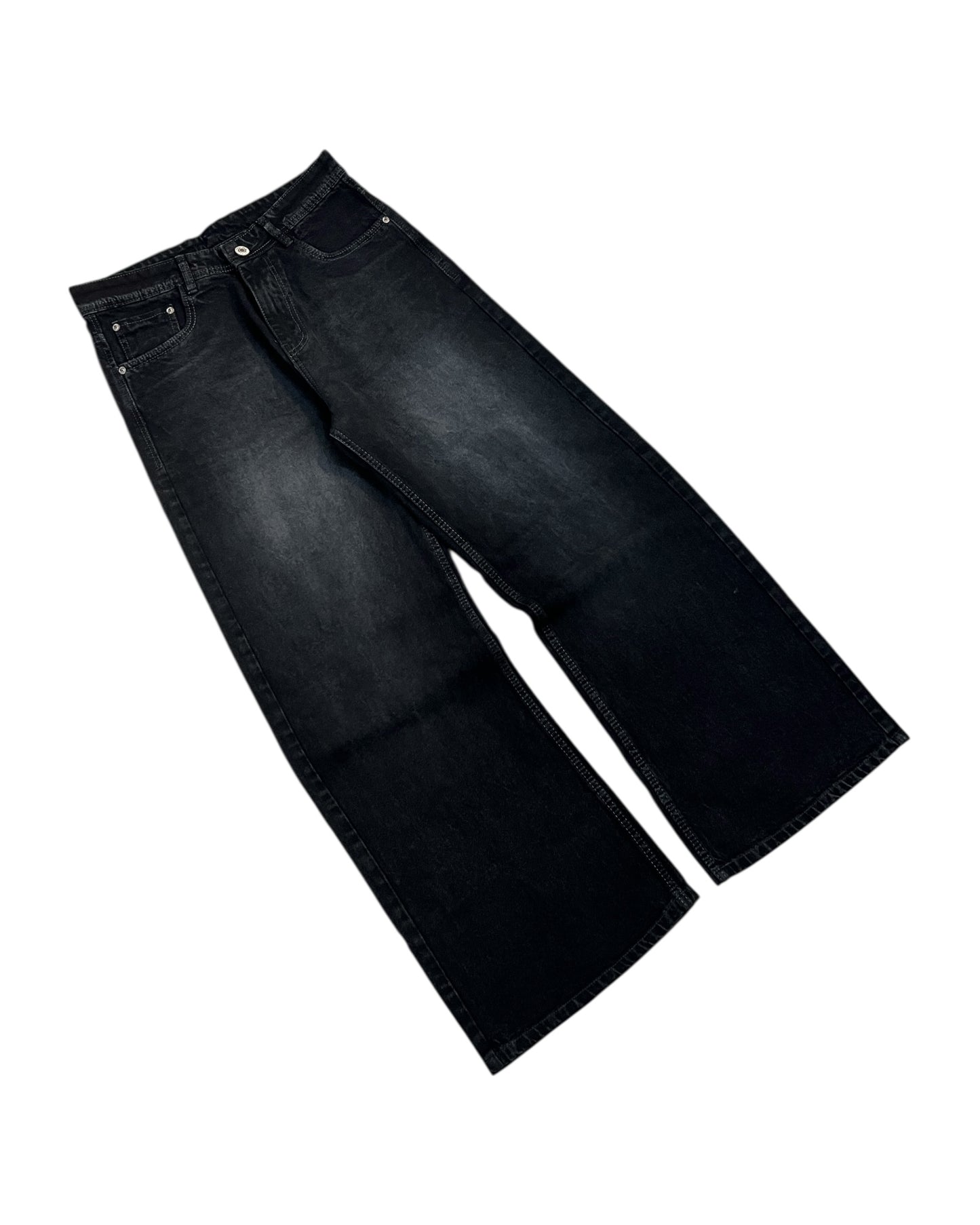 Nior Dark Wash Wide Fit Denim