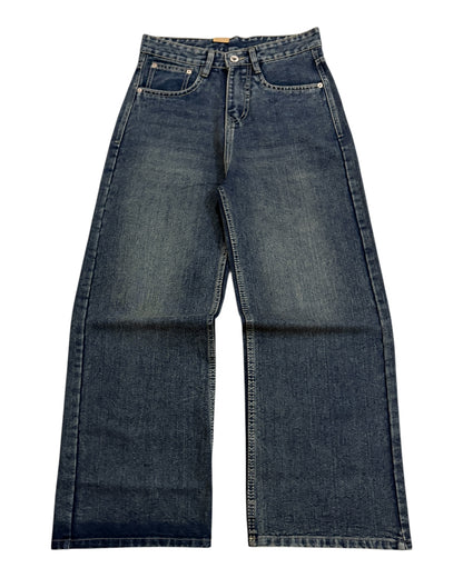 Dusty Ash Blue Wide Fit Jeans