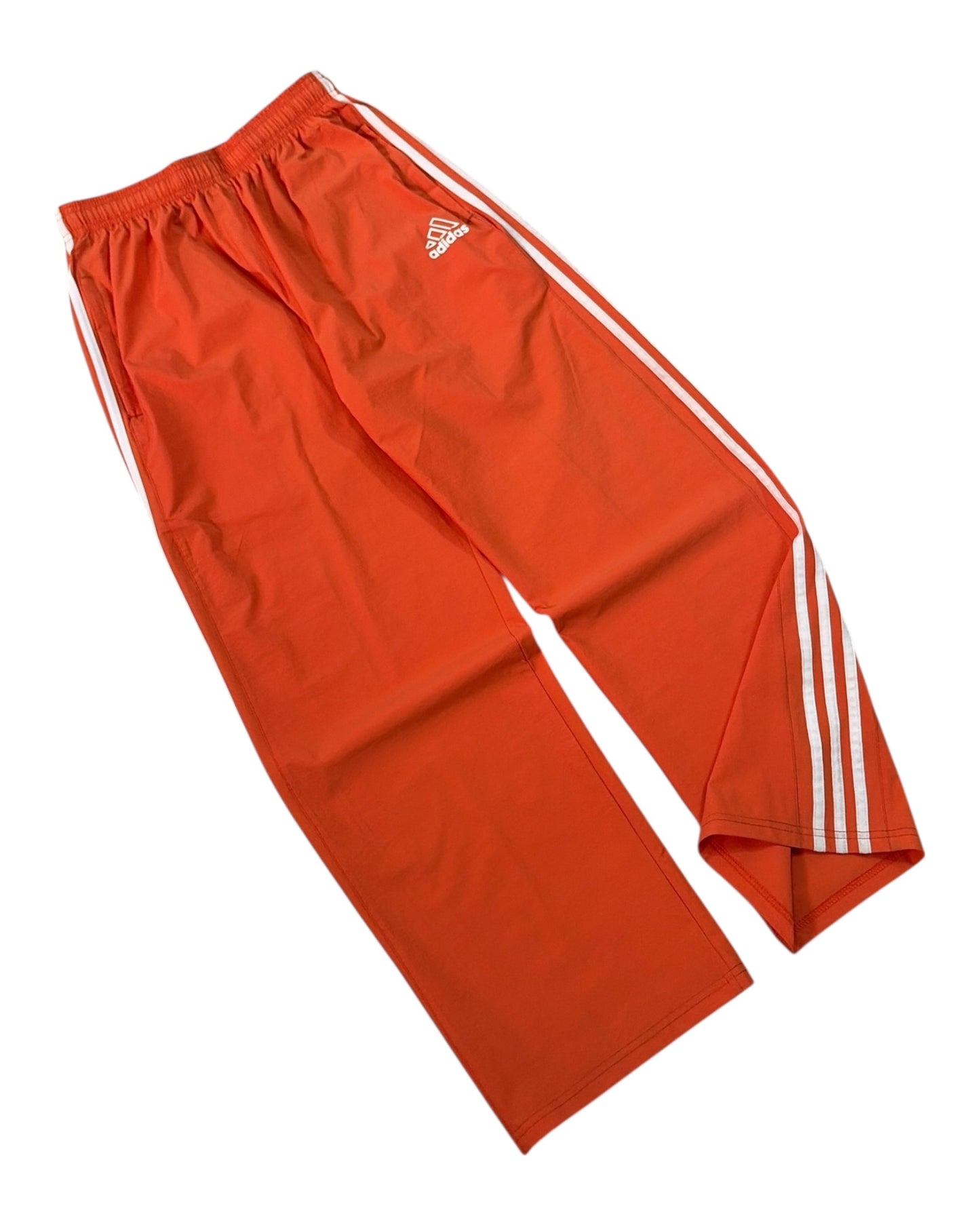 Relaxed Baggy Stripes Track Pant - Orange White