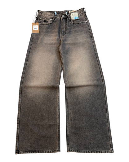 "Latest Release" STUSSY Super Wide Baggy Denim - Tinted Grey