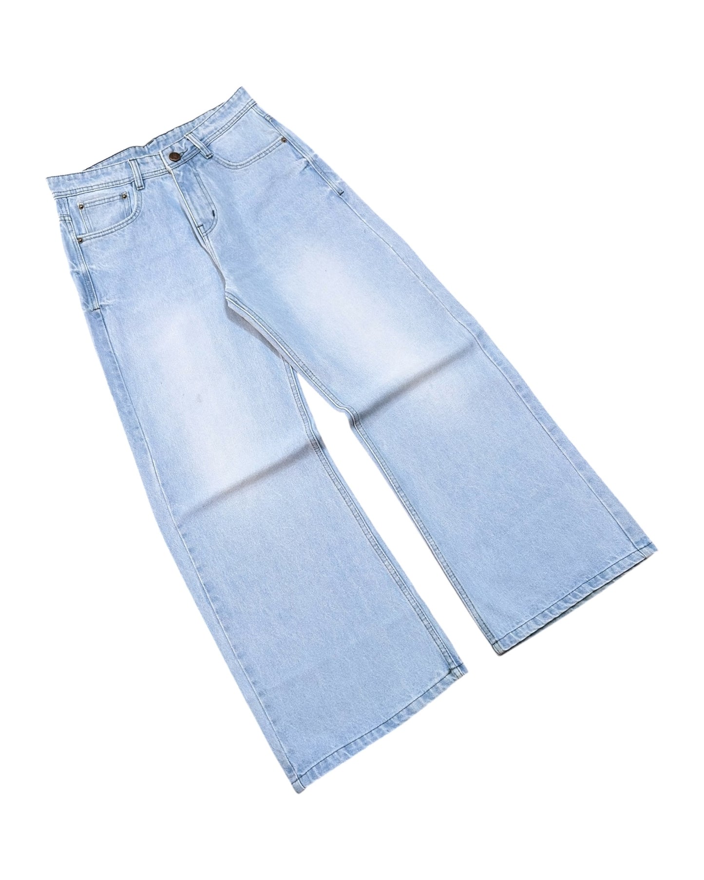 Ice Arctic Blue Wide Fit Jeans