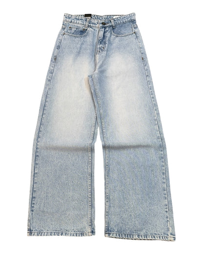 Stone Wash Blue Super Baggy Fit Jeans